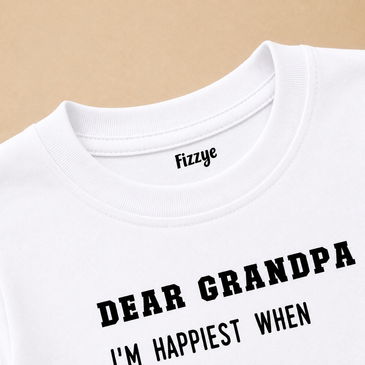 Happiest With Grandpa - Kids Tee