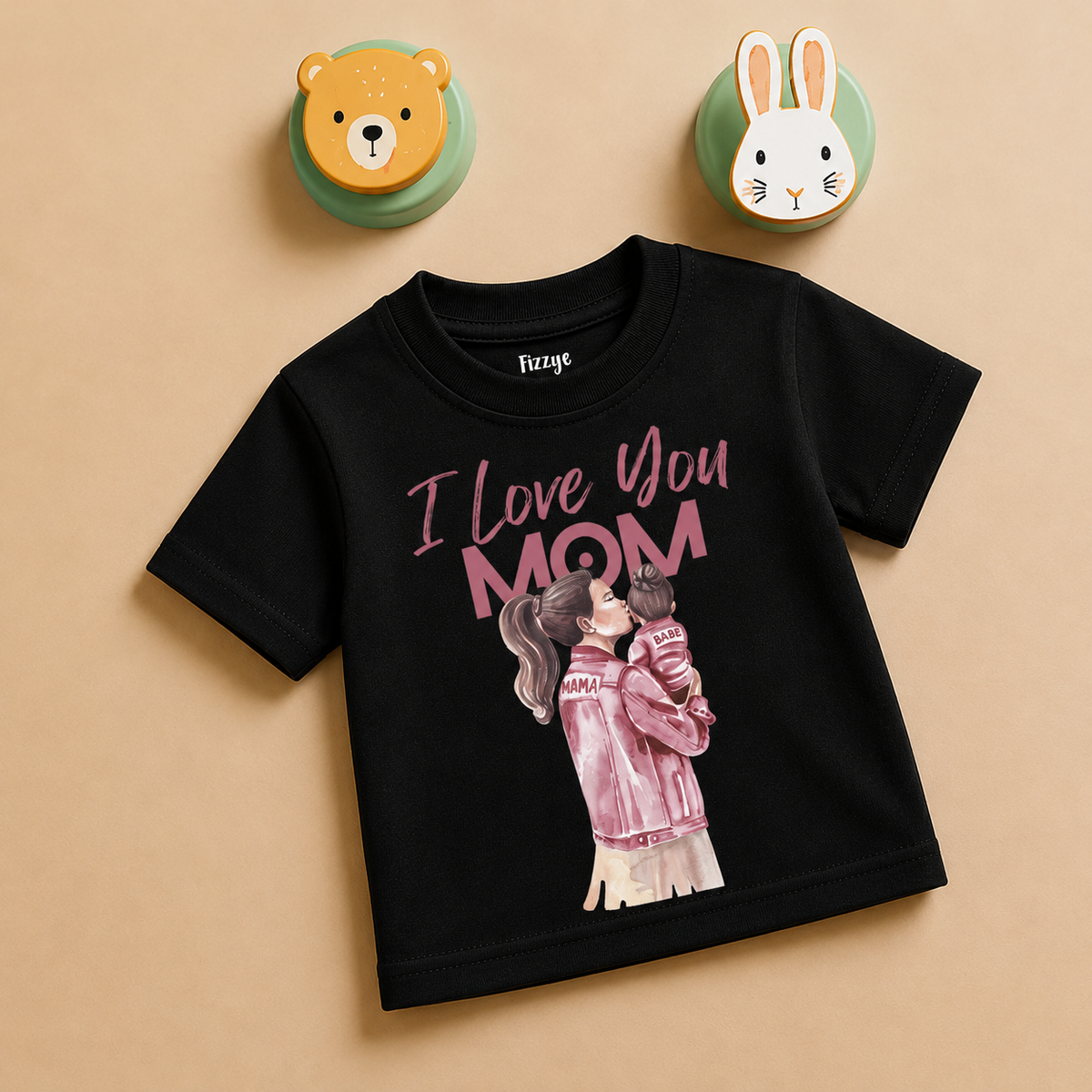 I Love You Mom - Kids Tshirt