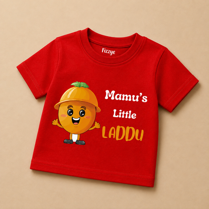Mamu's Little Laddoo - Kids Tshirt
