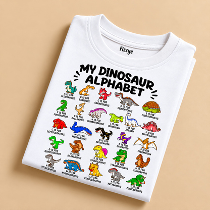 My Dinosaur Alphabet - Kids Tshirt