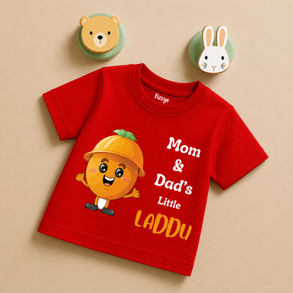 Mom & Dad's Little Laddoo - Kids Tee