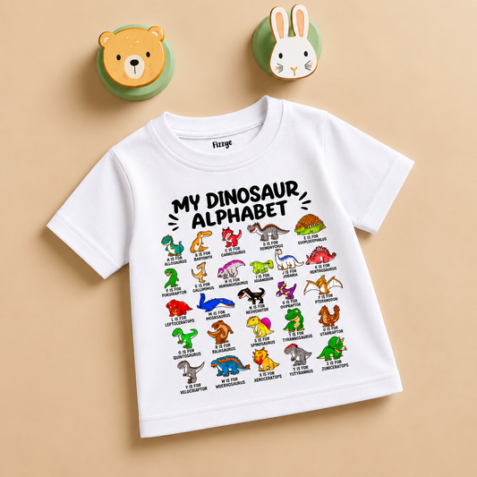 My Dinosaur Alphabet - Kids Tshirt