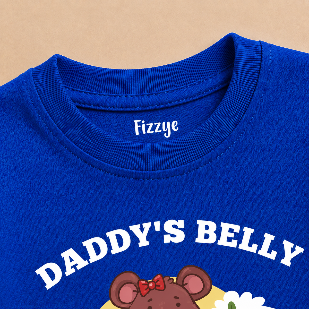 Daddy's Belly Most Comfortable Pillow - Kids Tshirt