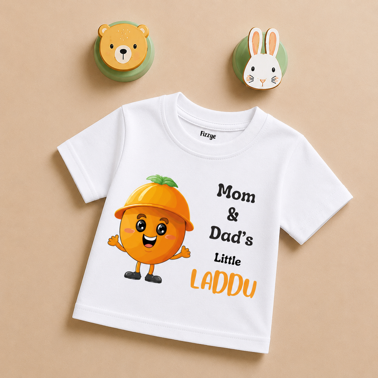 Mom & Dad's Little Laddoo - Kids Tee