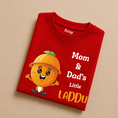 Mom & Dad's Little Laddoo - Kids Tee