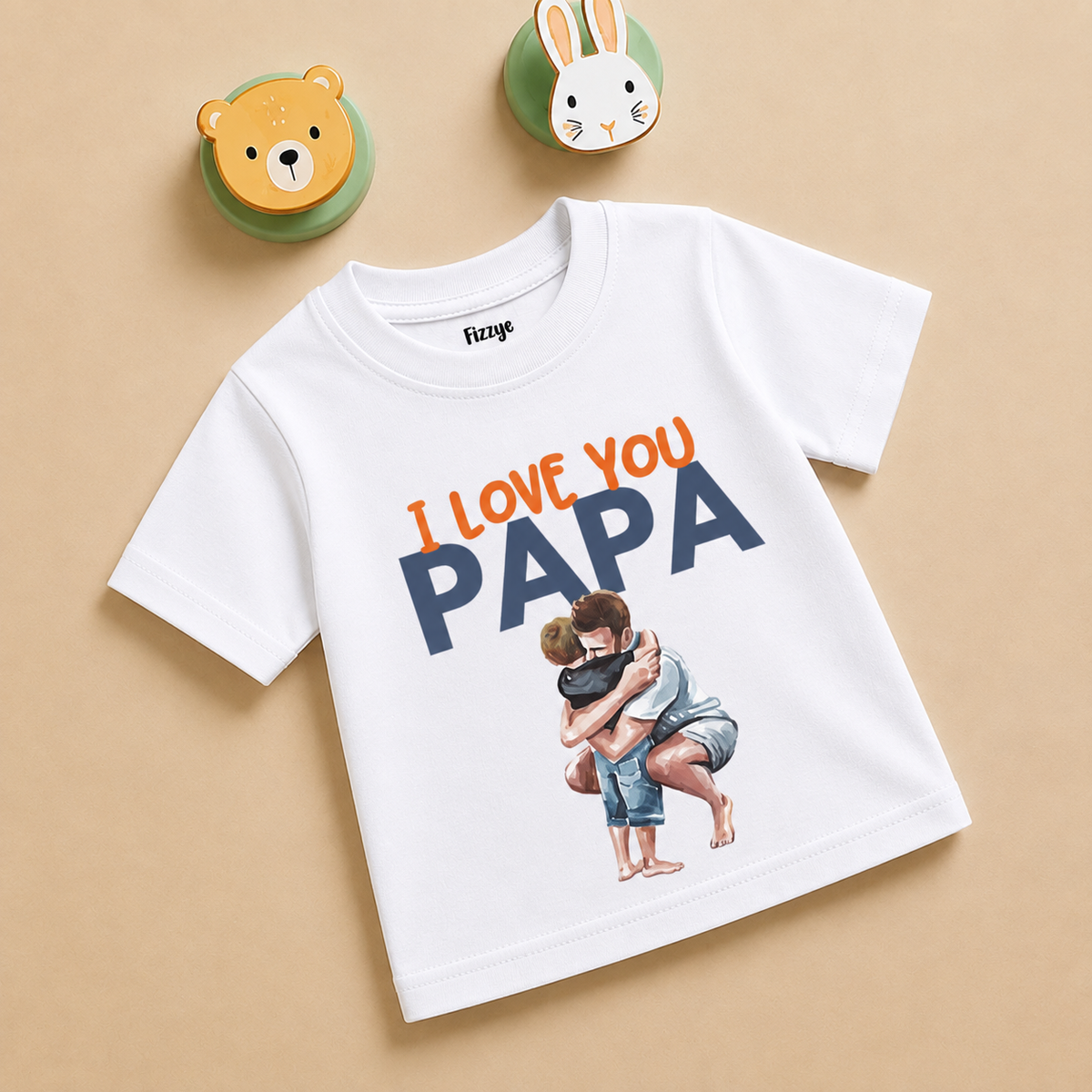 I Love You Papa - Kids Tshirt