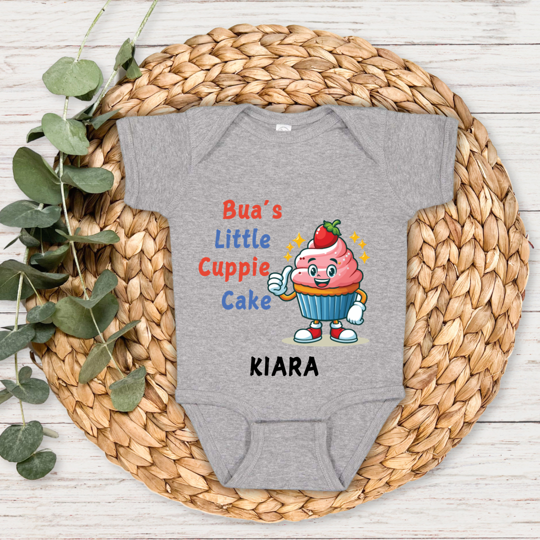 Bua's Little Cup Cake - Custom Baby Romper