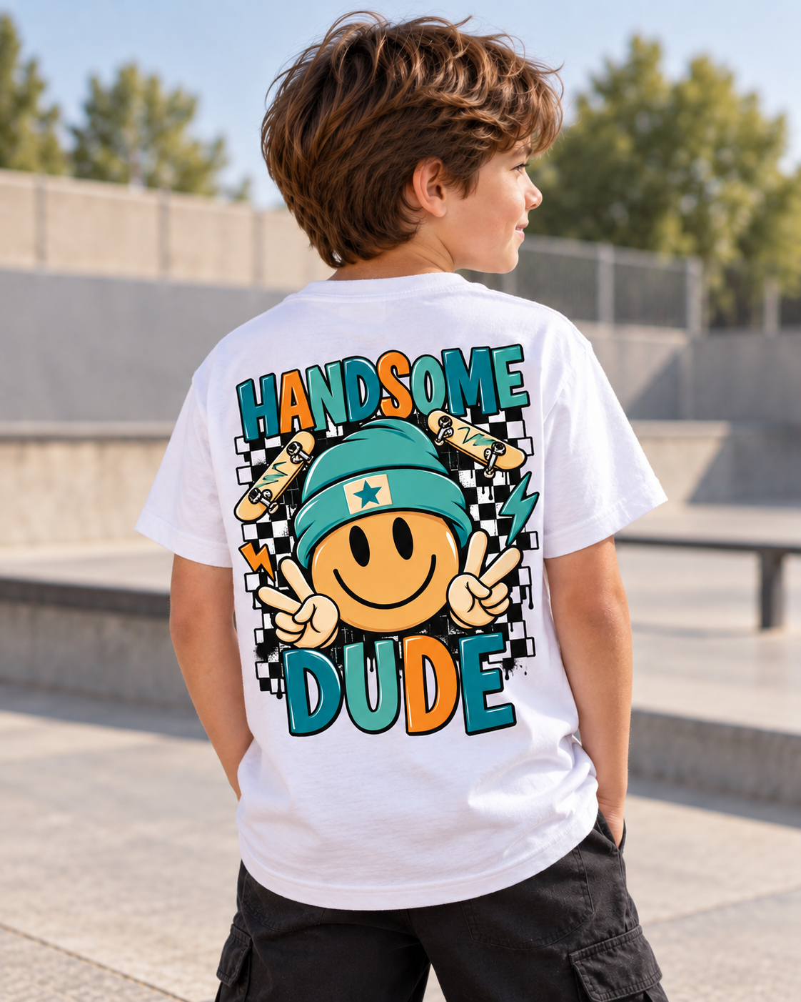 Handsome Dude - Kids Tshirt