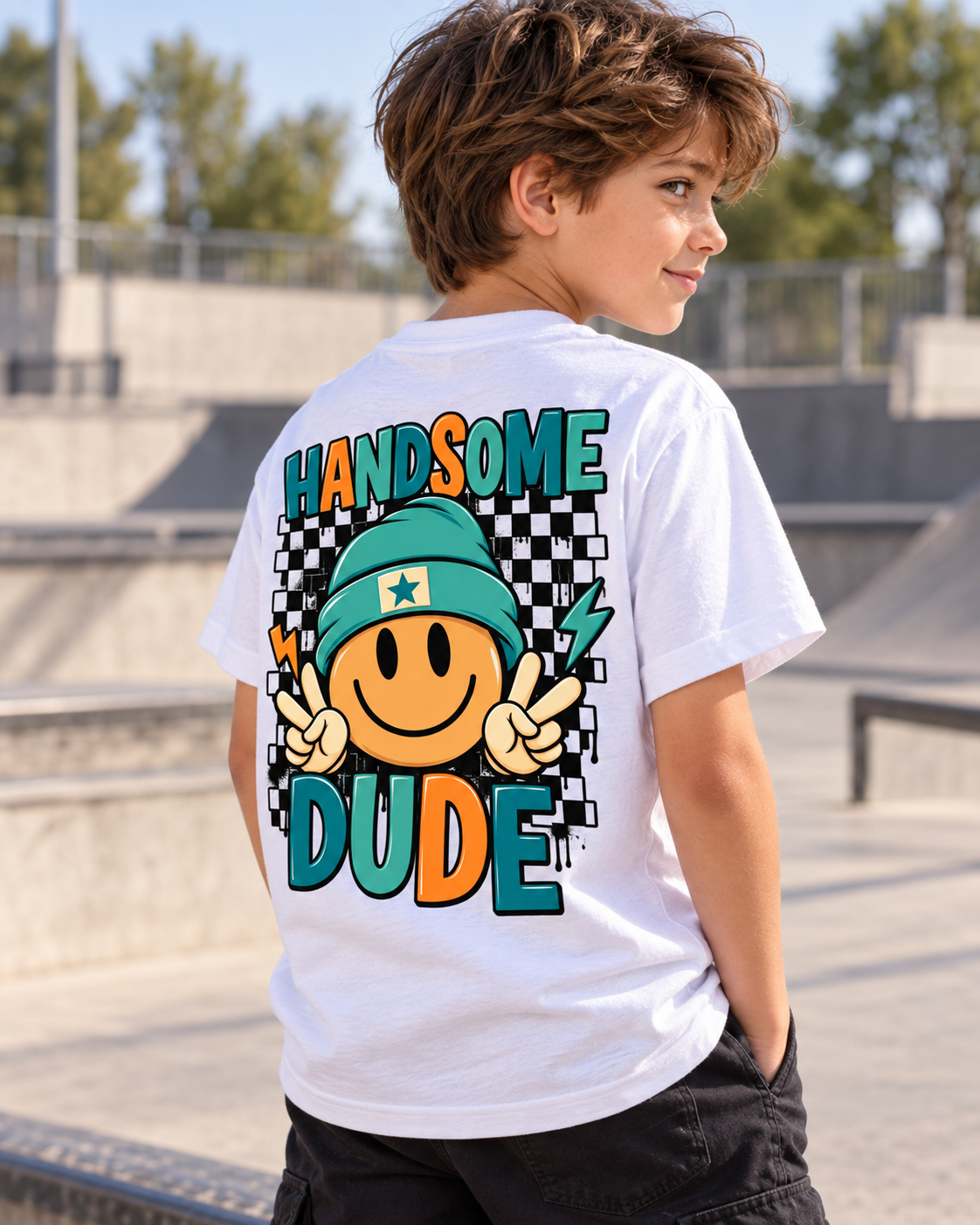 Handsome Dude - Kids Tshirt