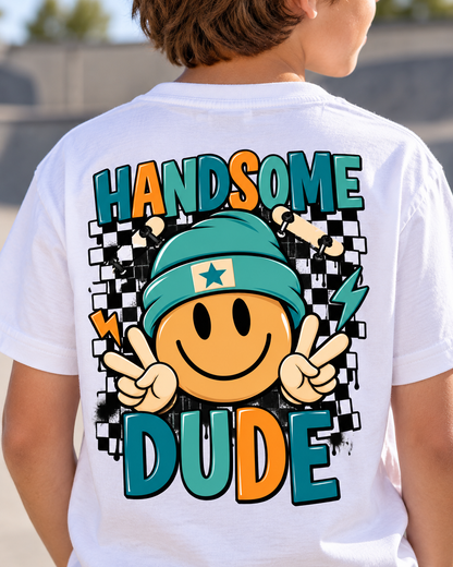 Handsome Dude - Kids Tshirt