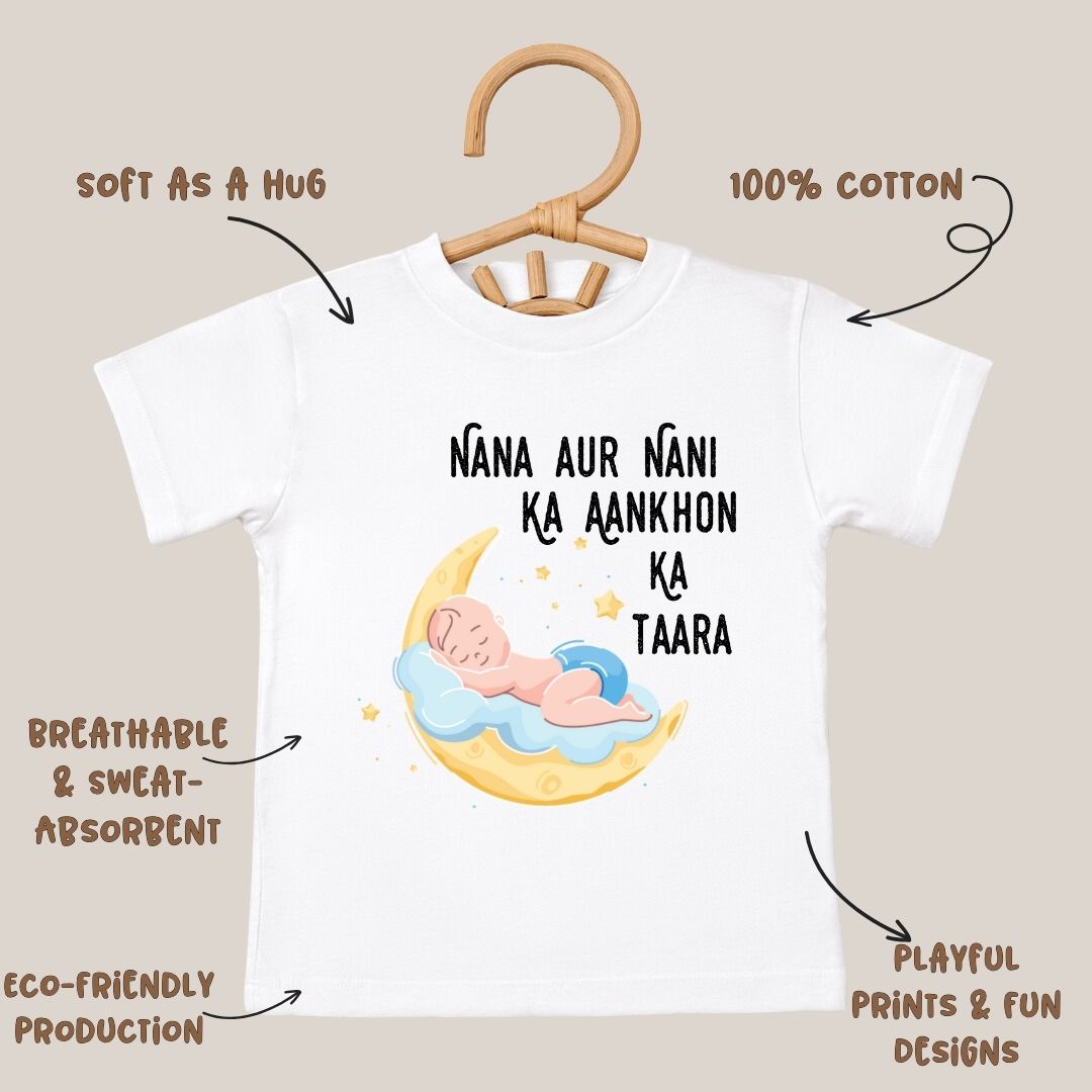Nana Aur Nani Ka Ankhon Ka Taara -  Kids Tee