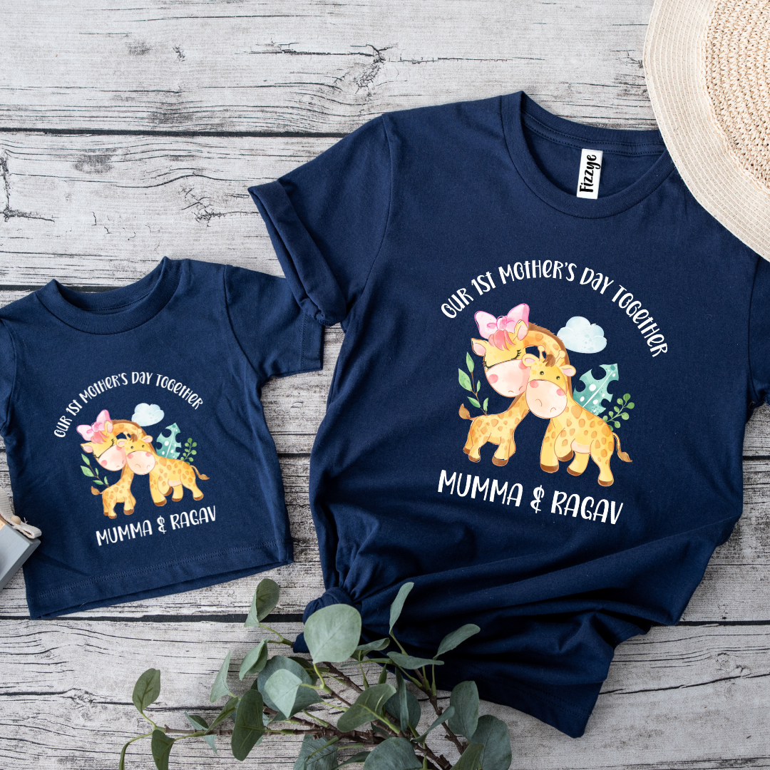 First Mother's Day Together Combo Tshirt