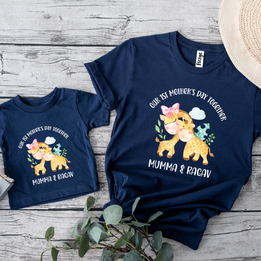 First Mother's Day Together Combo Tshirt