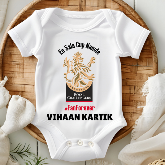 Royal Challengers Bangalore - Custom Kids Romper