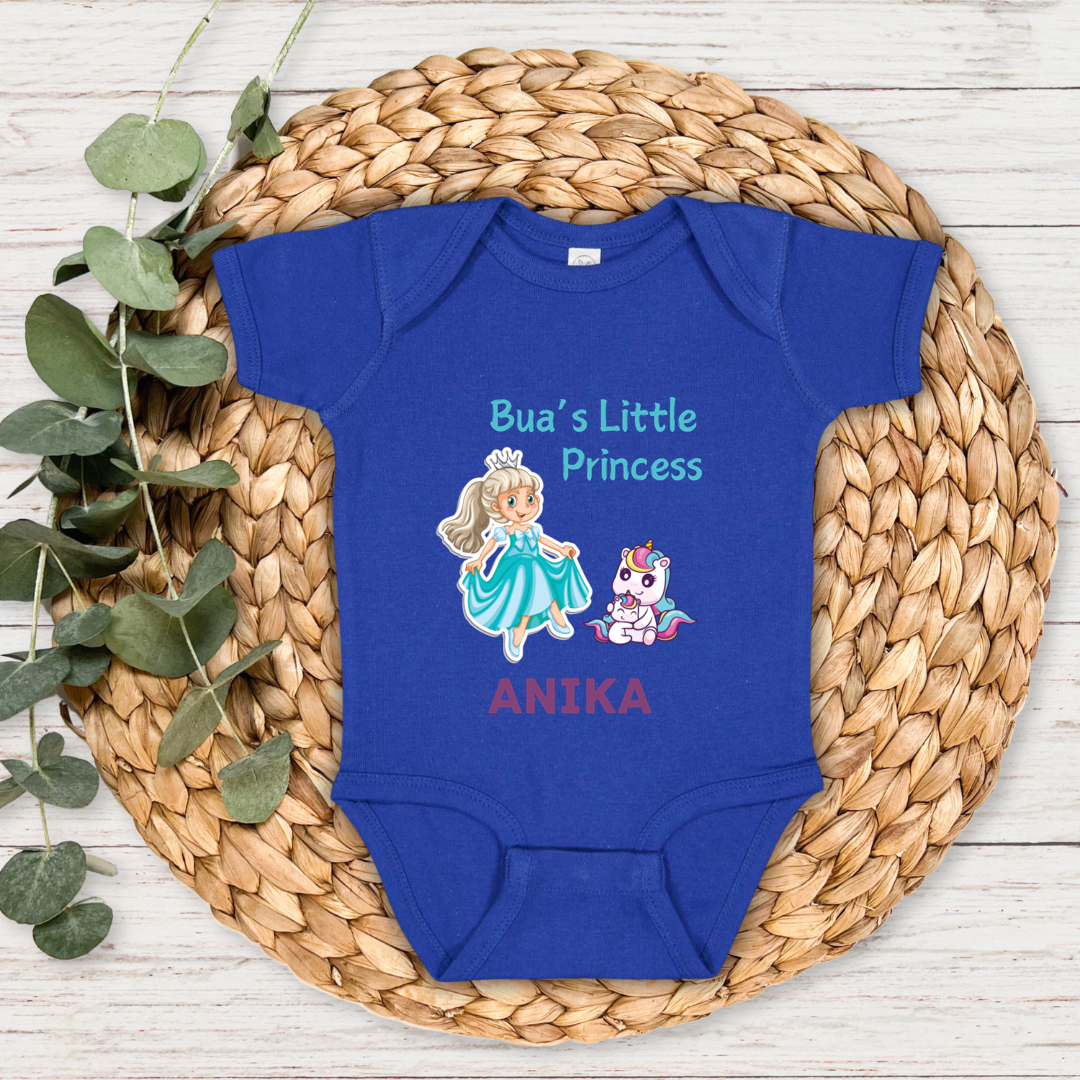 Bua's Little Princess - Custom Baby Romper