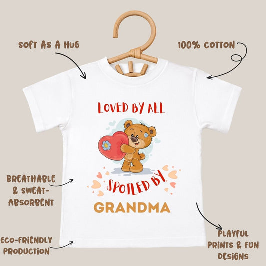 Loved By All Spoiled By Grandma - Kids Tee