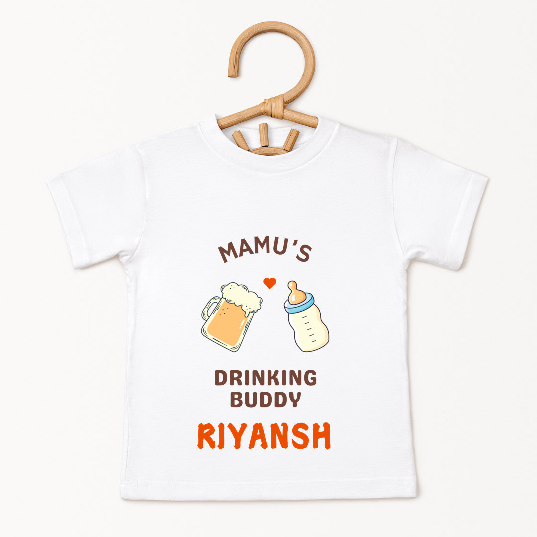 Mamu's Drinking Buddy - Custom Kids Tee