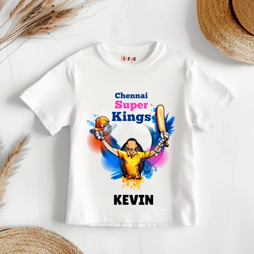 Chennai Super Kings - Custom Kids Tshirt