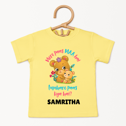 Mere Paas Maa Hai - Custom Kids Tee