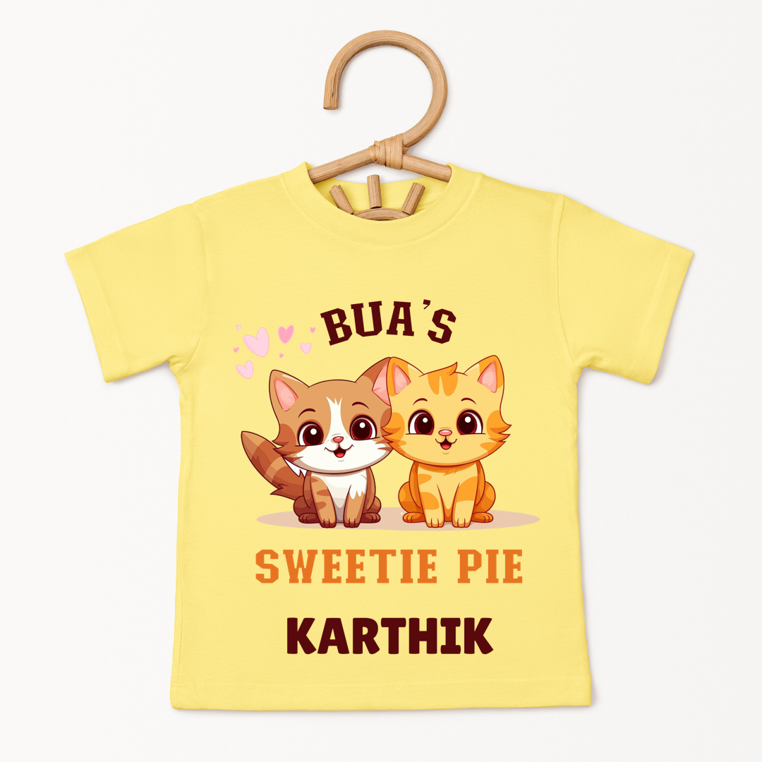 Bua's Sweetie Pie - Custom Kids Tshirt