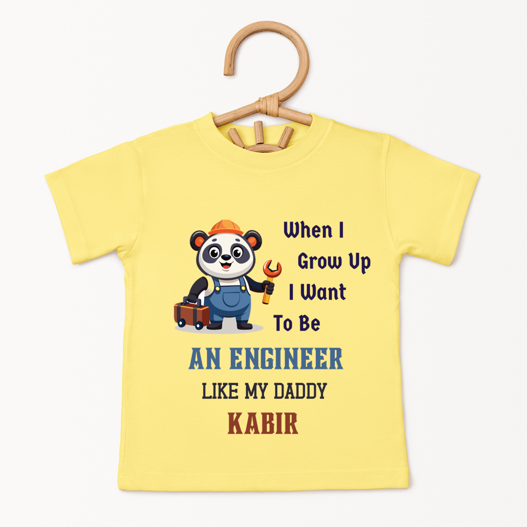 Engineer Like Daddy - Custom Kids Tee