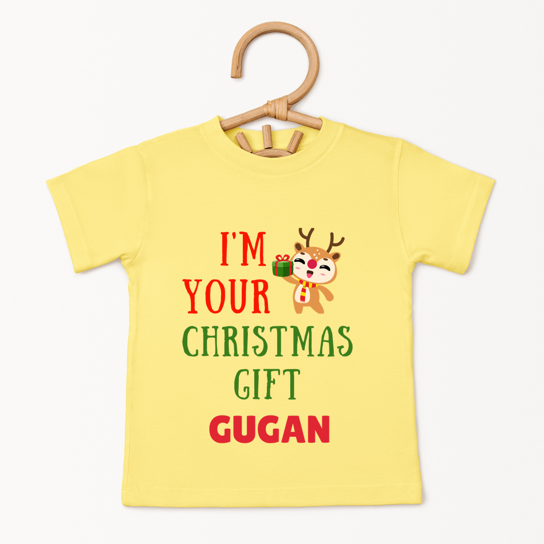 I'm Your Christmas Gift - Custom Kids Tshirt