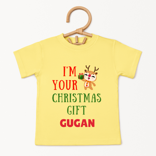 I'm Your Christmas Gift - Custom Kids Tshirt