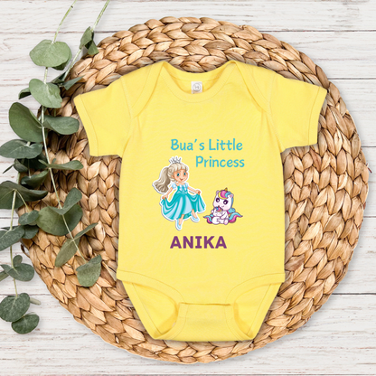 Bua's Little Princess - Custom Baby Romper
