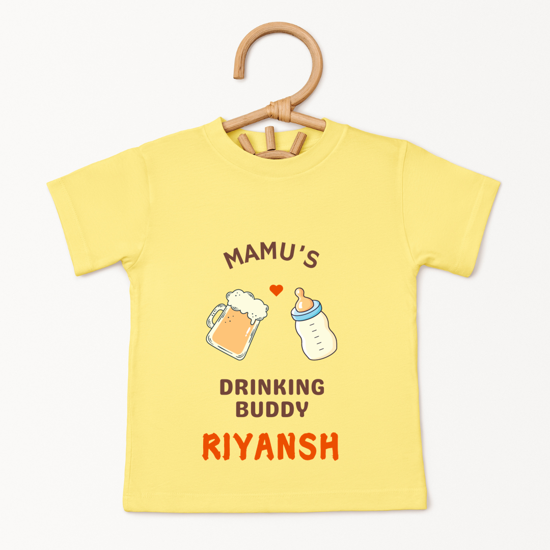 Mamu's Drinking Buddy - Custom Kids Tee
