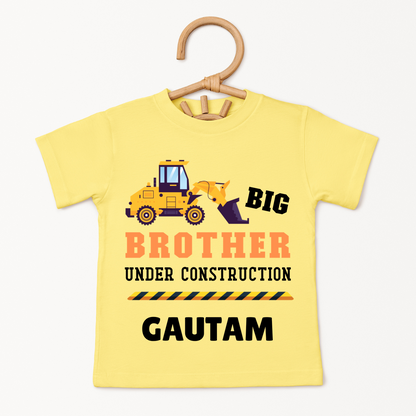 Big Brother Under Construction - Custom Kids Tee