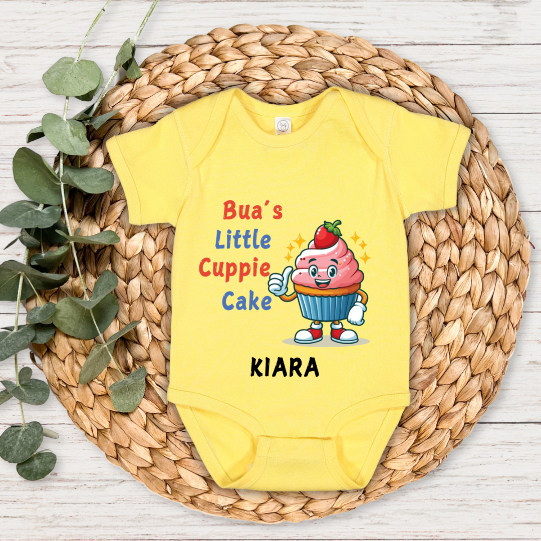 Bua's Little Cup Cake - Custom Baby Romper
