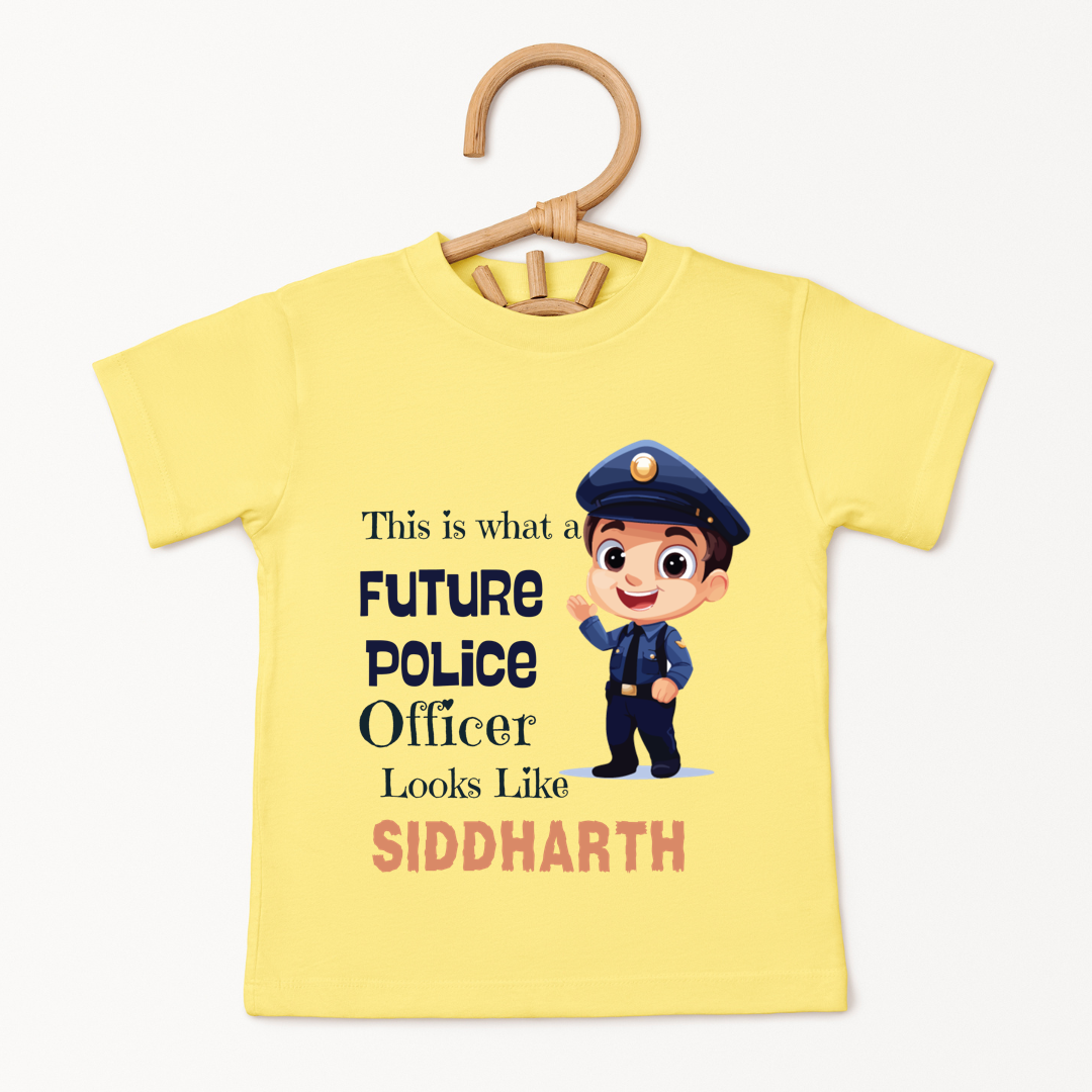 Future Police Officer - Custom Kids Tee