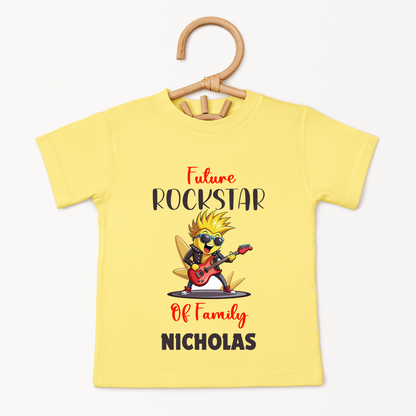 Rockstar Of Family - Custom Kids Tee