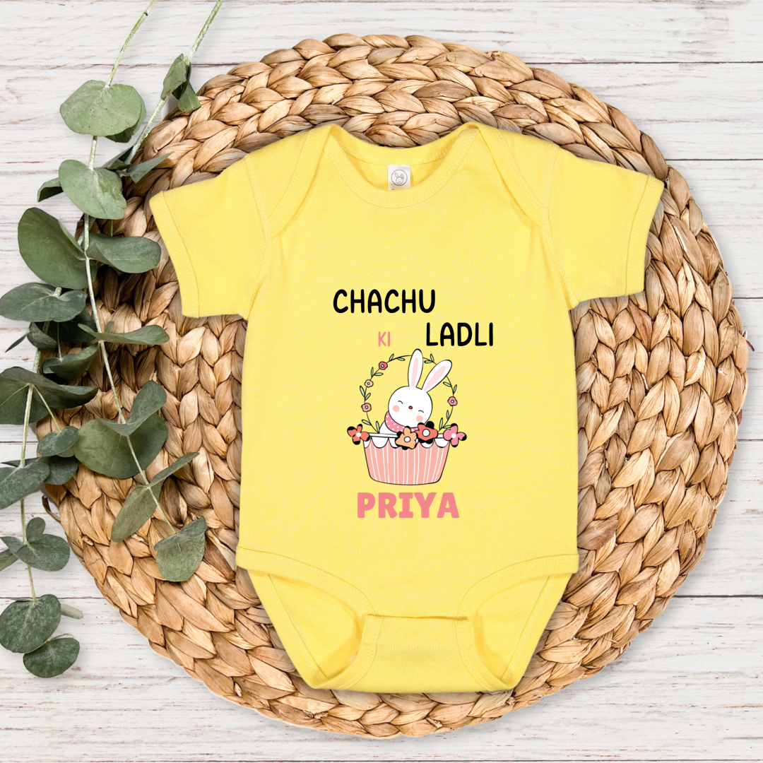 Chachu Ki Ladli - Custom Baby Romper