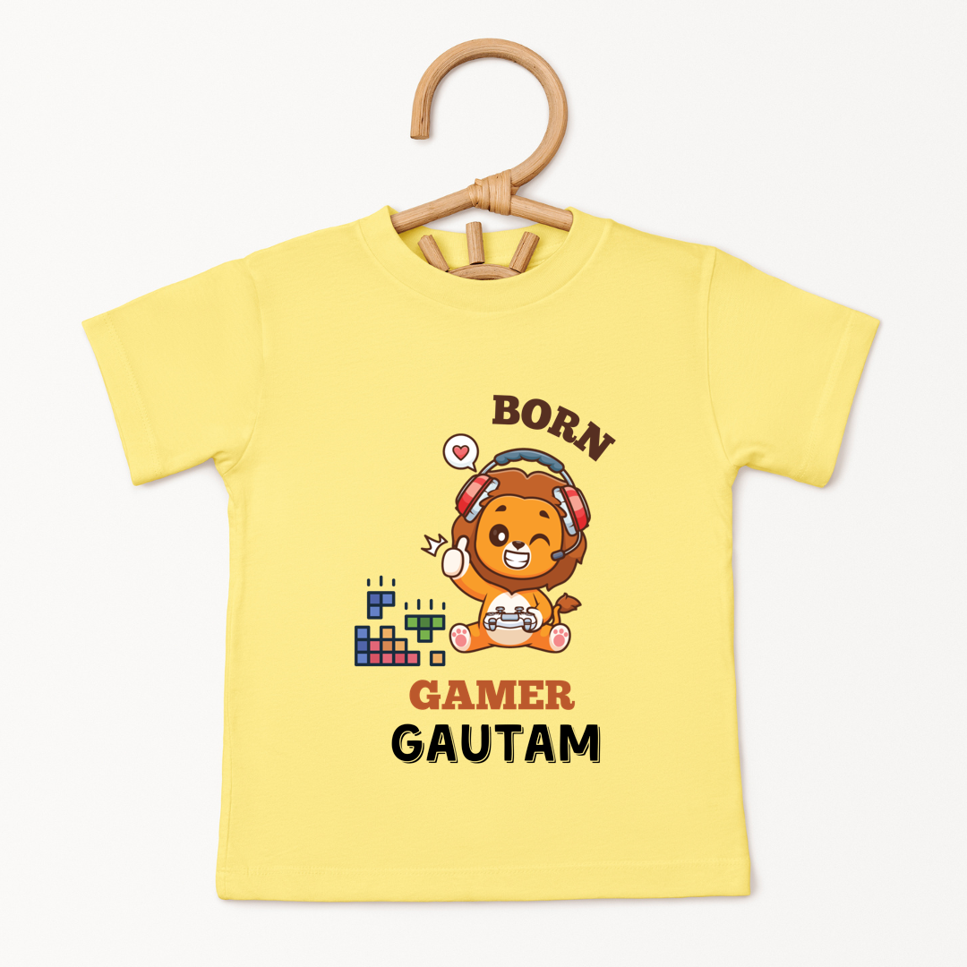 Born Gamer - Custom Kids Tee
