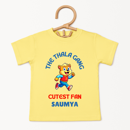Cutest Thala Gang Fan - Custom Kids Tee