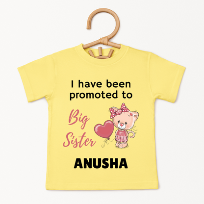 Promoted To Big SIster - Custom Kids Tee